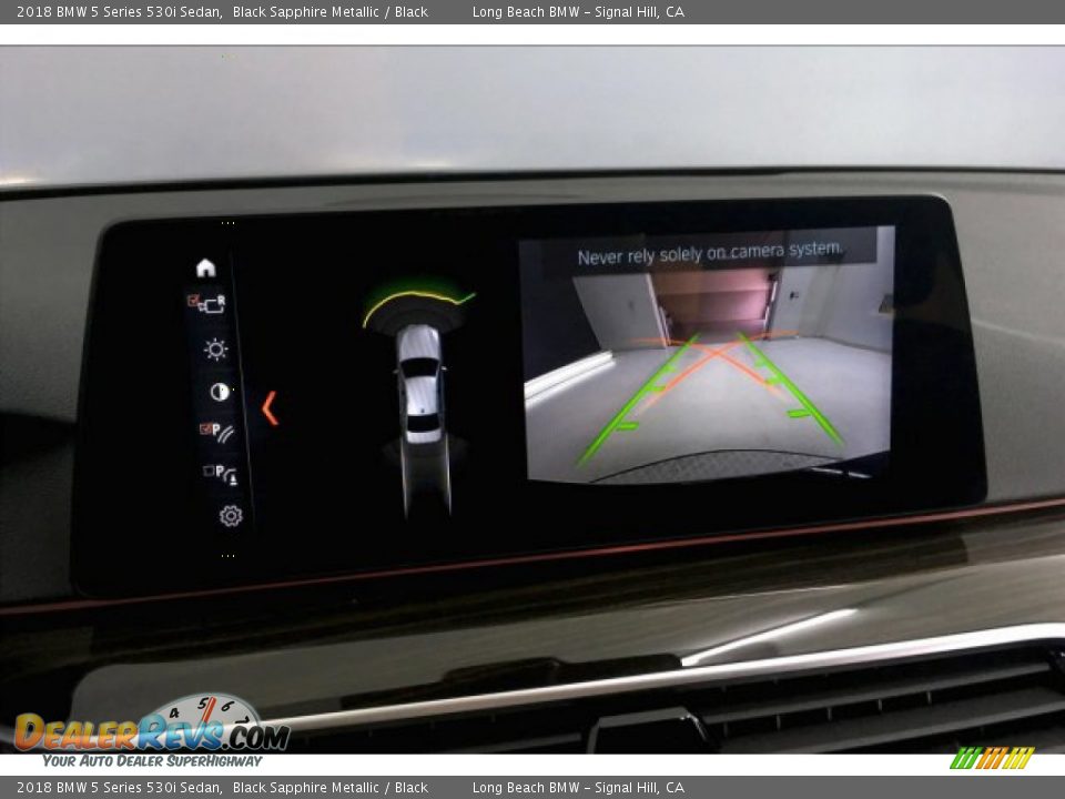 2018 BMW 5 Series 530i Sedan Black Sapphire Metallic / Black Photo #13