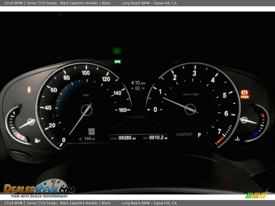 2018 BMW 5 Series 530i Sedan Black Sapphire Metallic / Black Photo #16