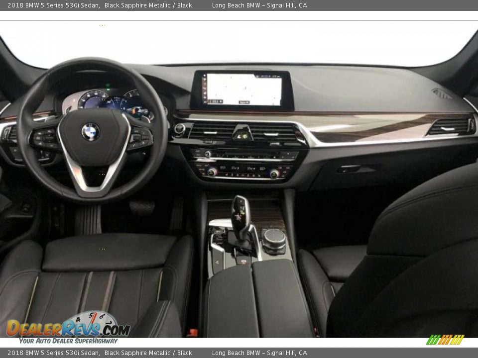 2018 BMW 5 Series 530i Sedan Black Sapphire Metallic / Black Photo #20
