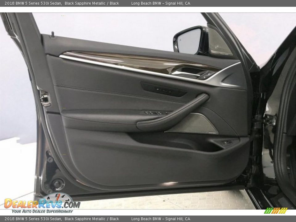 2018 BMW 5 Series 530i Sedan Black Sapphire Metallic / Black Photo #21