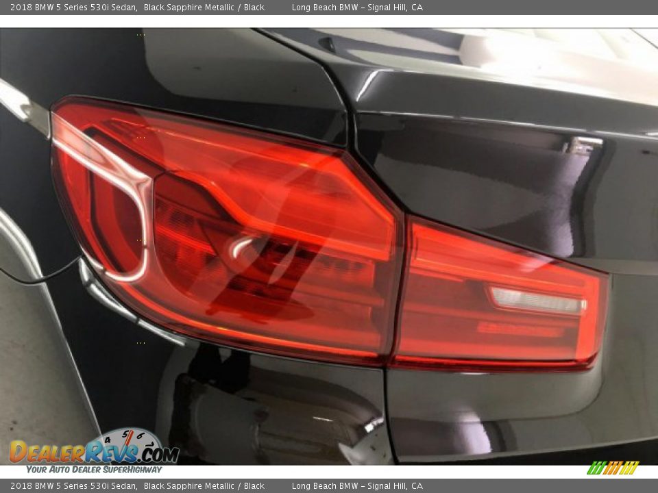 2018 BMW 5 Series 530i Sedan Black Sapphire Metallic / Black Photo #22