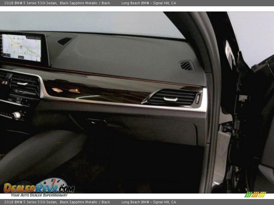 2018 BMW 5 Series 530i Sedan Black Sapphire Metallic / Black Photo #24