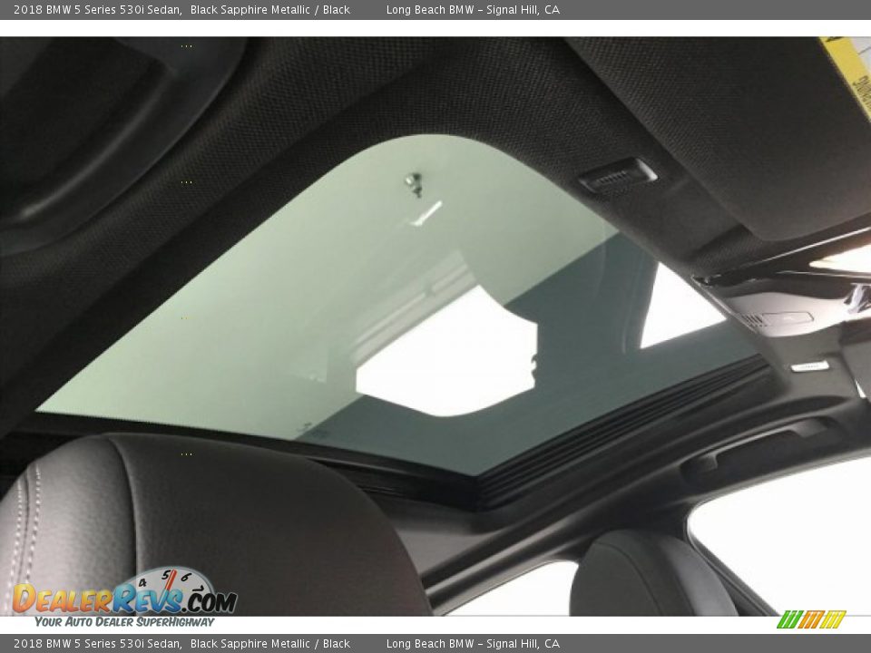 2018 BMW 5 Series 530i Sedan Black Sapphire Metallic / Black Photo #25