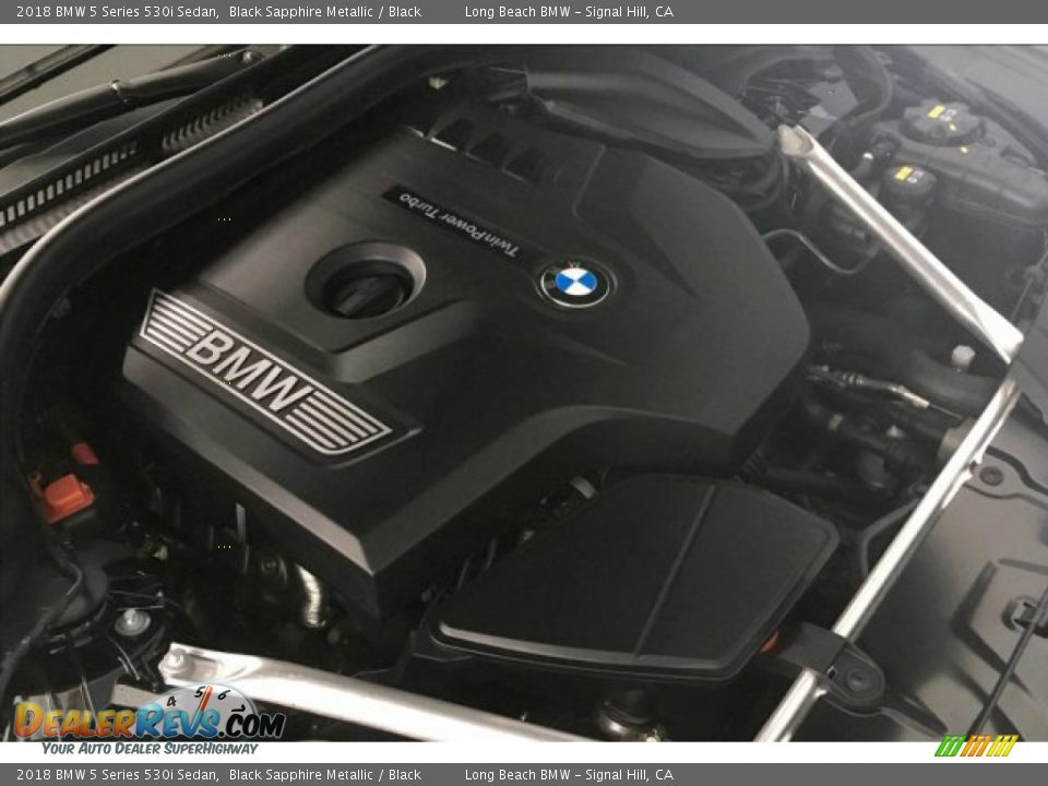 2018 BMW 5 Series 530i Sedan Black Sapphire Metallic / Black Photo #27