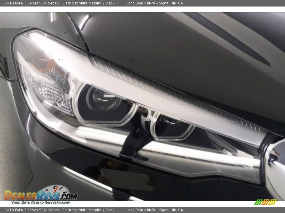 2018 BMW 5 Series 530i Sedan Black Sapphire Metallic / Black Photo #28