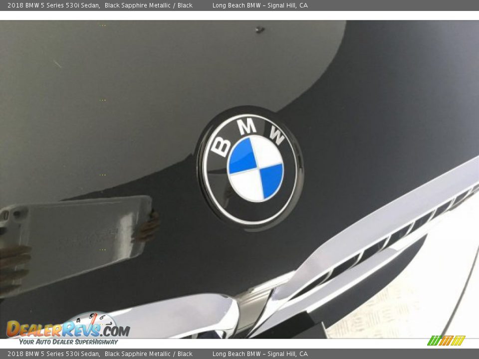 2018 BMW 5 Series 530i Sedan Black Sapphire Metallic / Black Photo #29