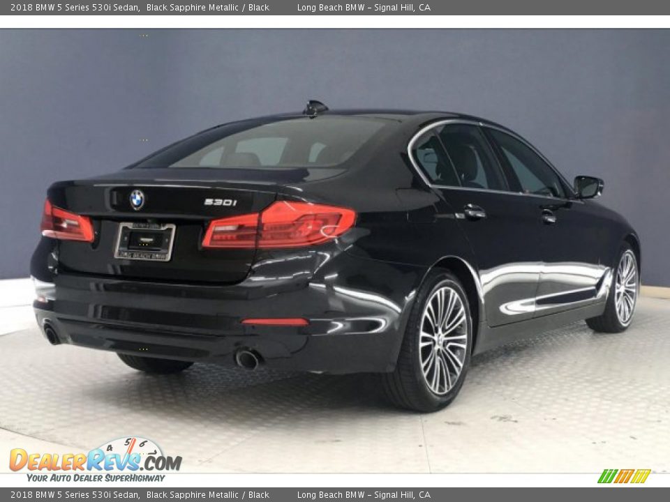 2018 BMW 5 Series 530i Sedan Black Sapphire Metallic / Black Photo #30