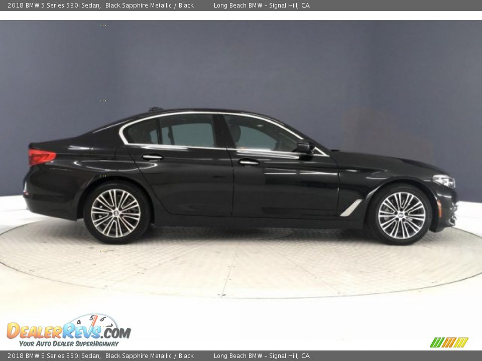2018 BMW 5 Series 530i Sedan Black Sapphire Metallic / Black Photo #31
