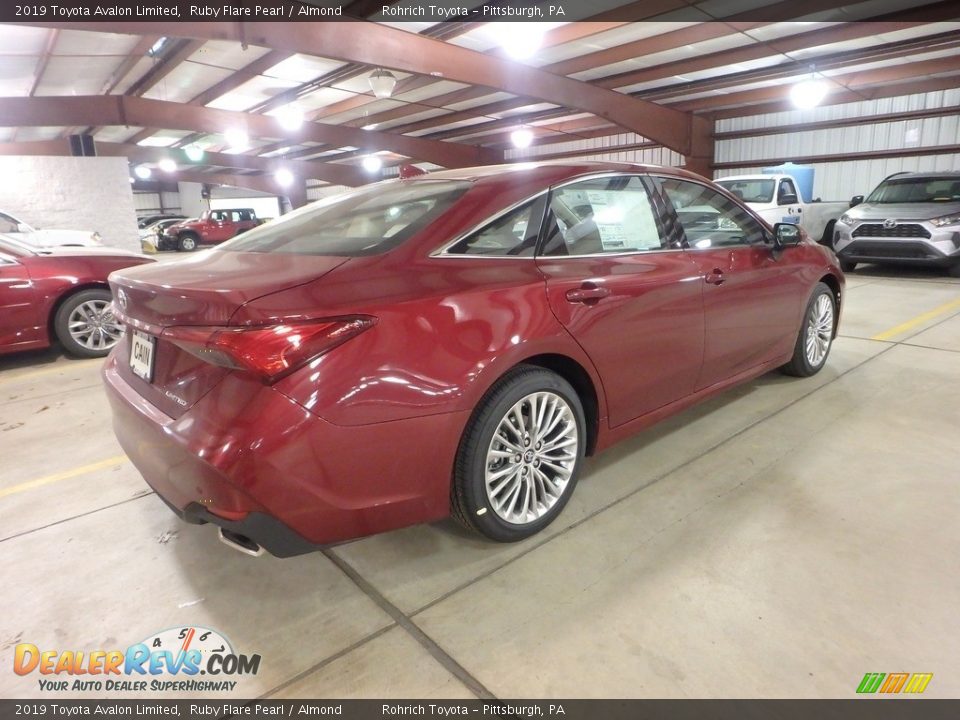 2019 Toyota Avalon Limited Ruby Flare Pearl / Almond Photo #2