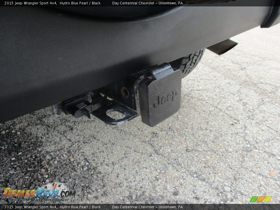 2015 Jeep Wrangler Sport 4x4 Hydro Blue Pearl / Black Photo #10