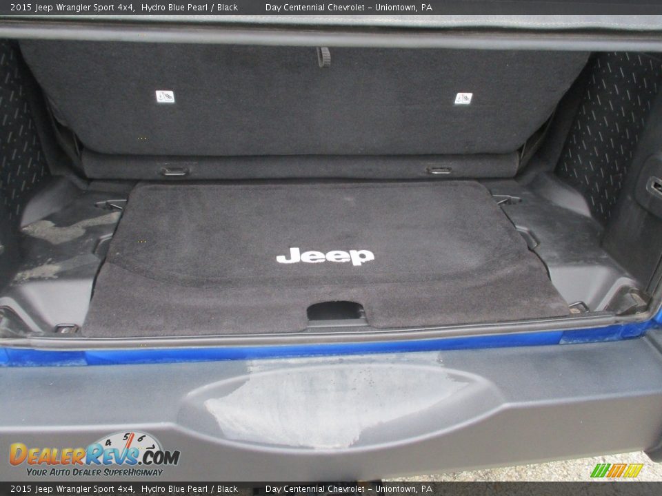 2015 Jeep Wrangler Sport 4x4 Hydro Blue Pearl / Black Photo #11