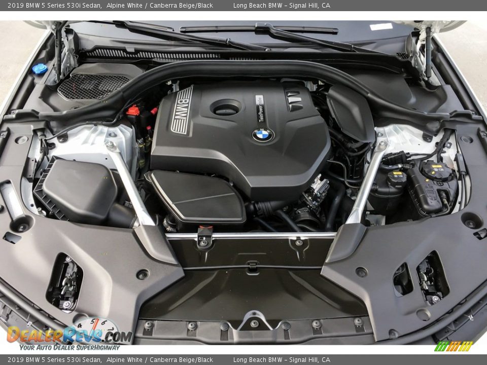 2019 BMW 5 Series 530i Sedan 2.0 Liter DI TwinPower Turbocharged DOHC 16-Valve VVT 4 Cylinder Engine Photo #8