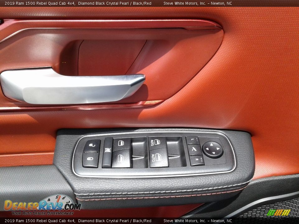 Door Panel of 2019 Ram 1500 Rebel Quad Cab 4x4 Photo #9
