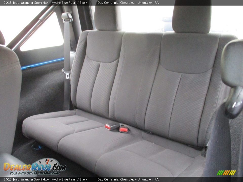 2015 Jeep Wrangler Sport 4x4 Hydro Blue Pearl / Black Photo #23