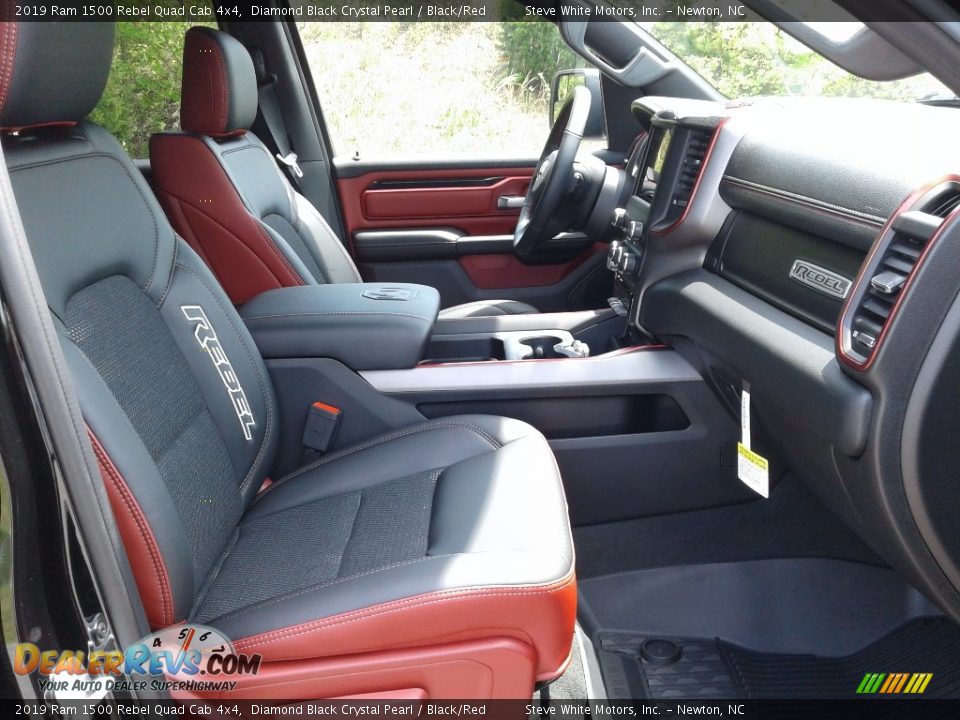 Front Seat of 2019 Ram 1500 Rebel Quad Cab 4x4 Photo #14