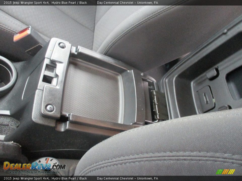 2015 Jeep Wrangler Sport 4x4 Hydro Blue Pearl / Black Photo #25