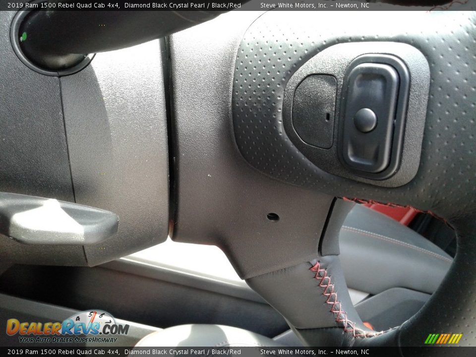 2019 Ram 1500 Rebel Quad Cab 4x4 Steering Wheel Photo #16