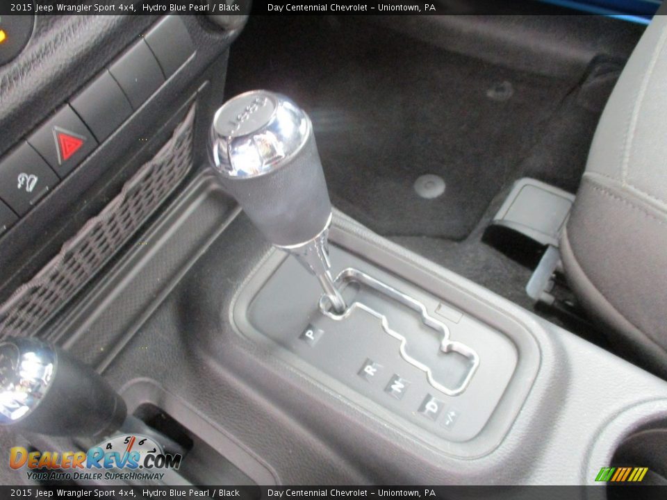 2015 Jeep Wrangler Sport 4x4 Hydro Blue Pearl / Black Photo #27
