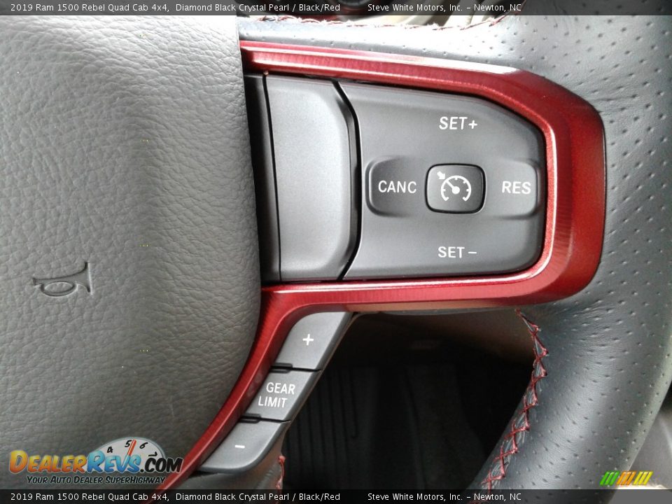 2019 Ram 1500 Rebel Quad Cab 4x4 Steering Wheel Photo #18