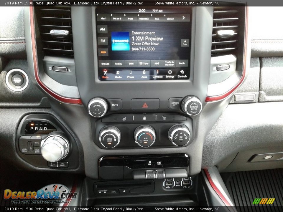 Controls of 2019 Ram 1500 Rebel Quad Cab 4x4 Photo #20