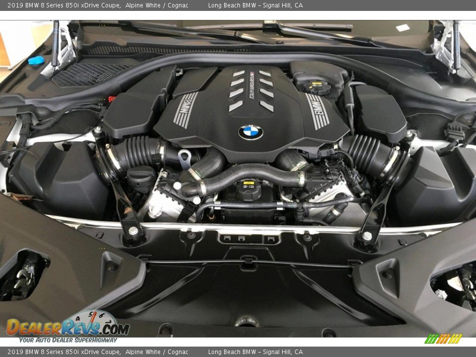 2019 BMW 8 Series 850i xDrive Coupe 4.4 Liter M TwinPower Turbocharged DOHC 32-Valve VVT V8 Engine Photo #9