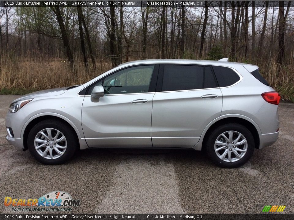 2019 Buick Envision Preferred AWD Galaxy Silver Metallic / Light Neutral Photo #3