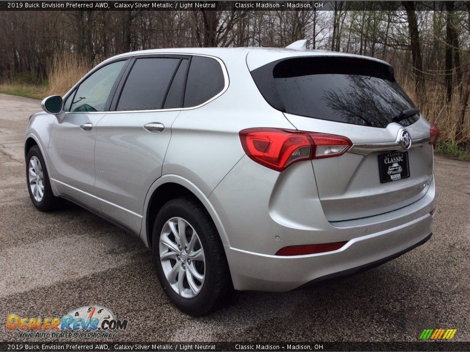 2019 Buick Envision Preferred AWD Galaxy Silver Metallic / Light Neutral Photo #4