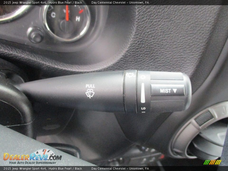 2015 Jeep Wrangler Sport 4x4 Hydro Blue Pearl / Black Photo #36