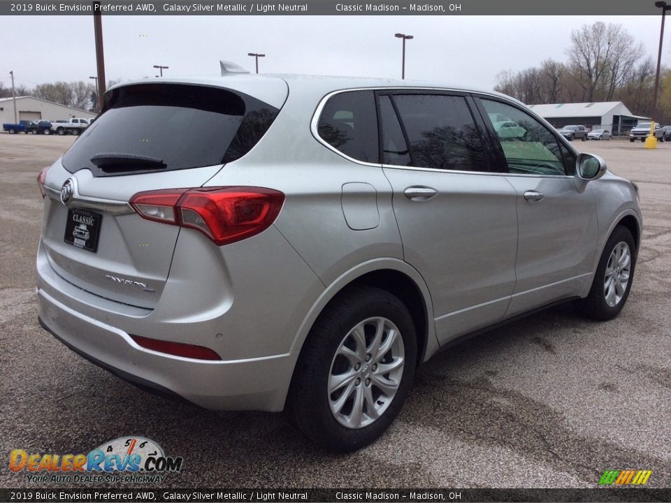 2019 Buick Envision Preferred AWD Galaxy Silver Metallic / Light Neutral Photo #6