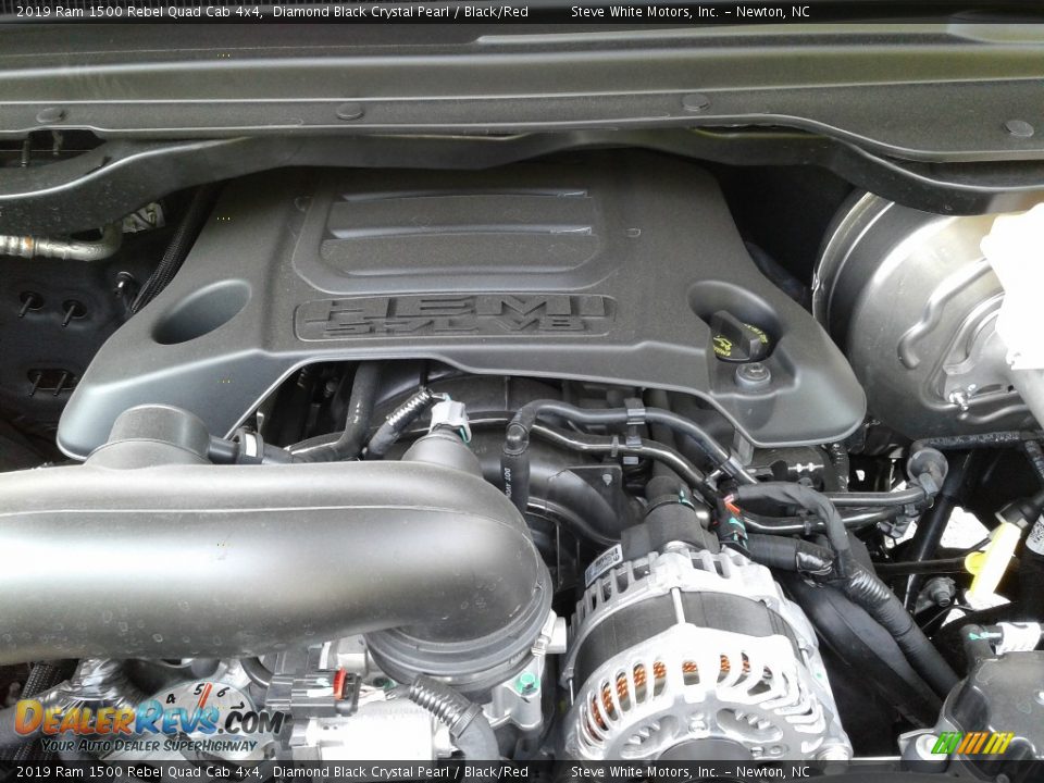 2019 Ram 1500 Rebel Quad Cab 4x4 5.7 Liter OHV HEMI 16-Valve VVT MDS V8 Engine Photo #31