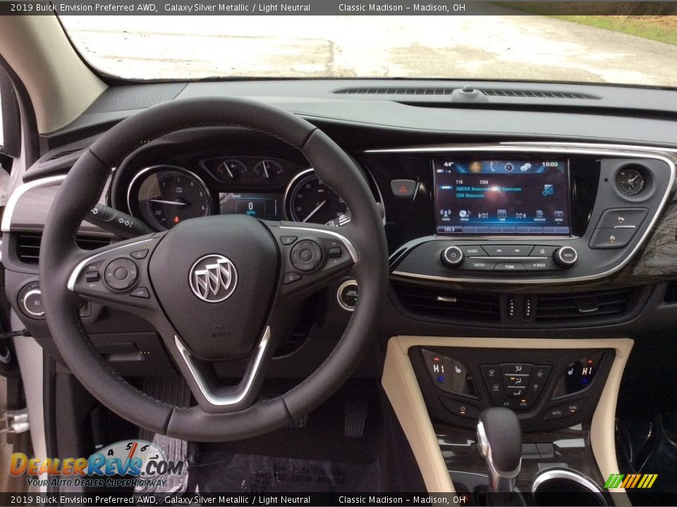 2019 Buick Envision Preferred AWD Galaxy Silver Metallic / Light Neutral Photo #12