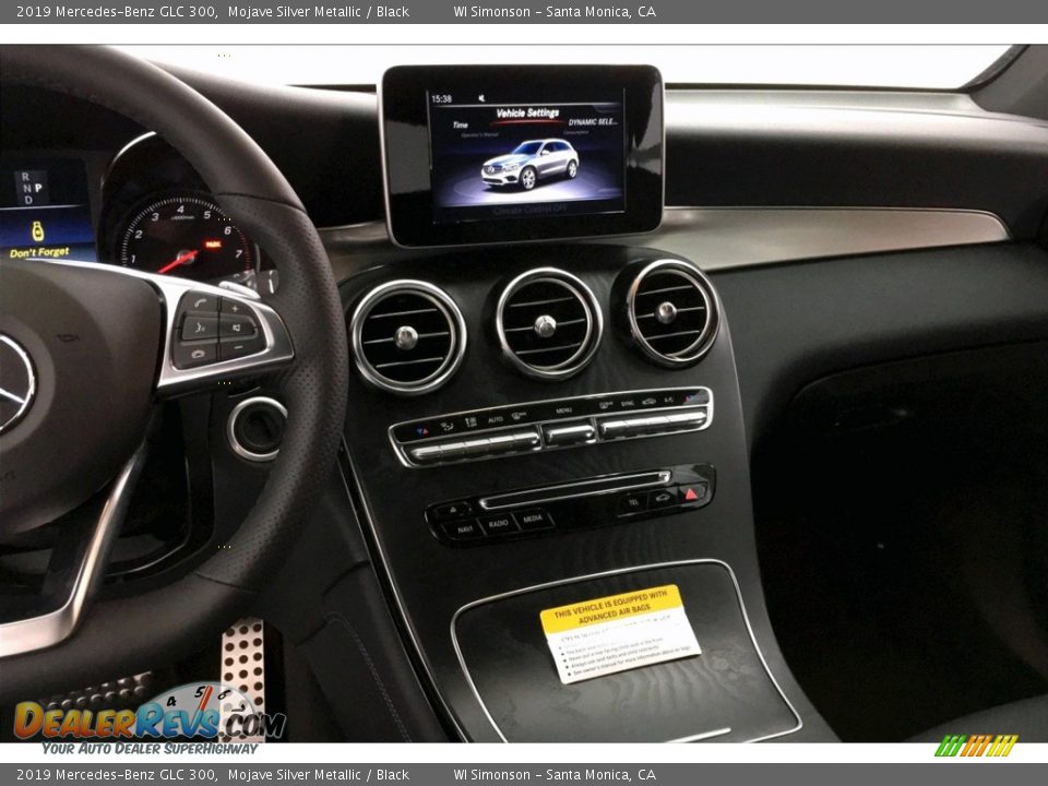 2019 Mercedes-Benz GLC 300 Mojave Silver Metallic / Black Photo #6