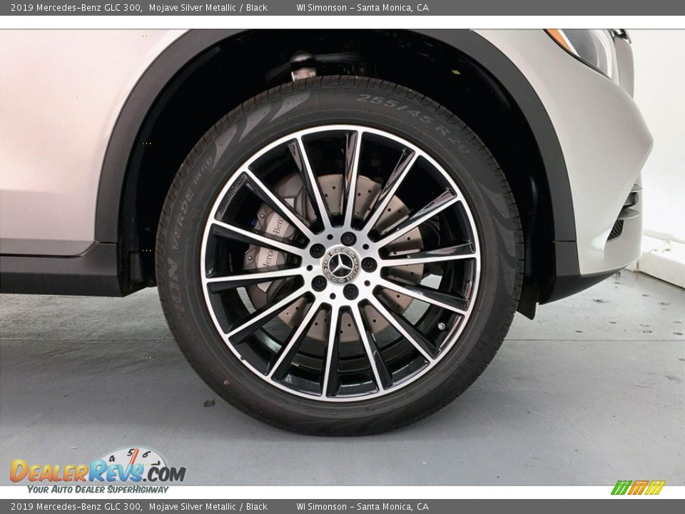 2019 Mercedes-Benz GLC 300 Mojave Silver Metallic / Black Photo #9