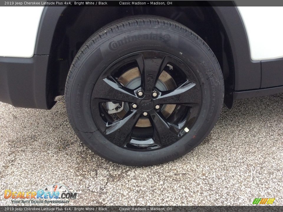 2019 Jeep Cherokee Latitude Plus 4x4 Bright White / Black Photo #7