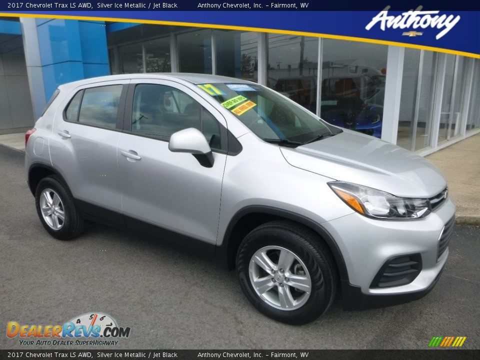 2017 Chevrolet Trax LS AWD Silver Ice Metallic / Jet Black Photo #1