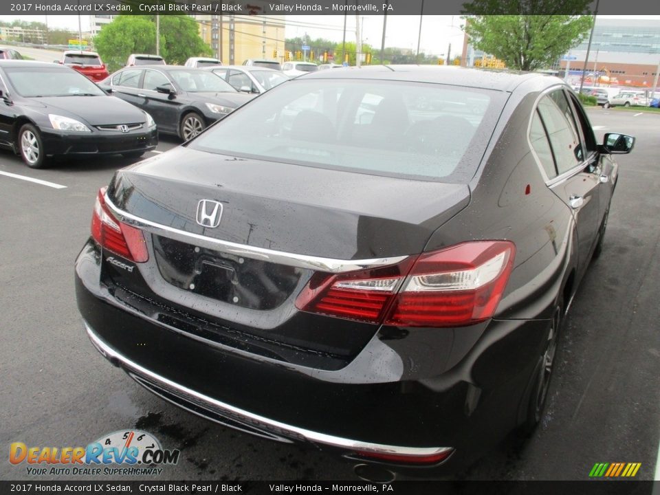 2017 Honda Accord LX Sedan Crystal Black Pearl / Black Photo #5