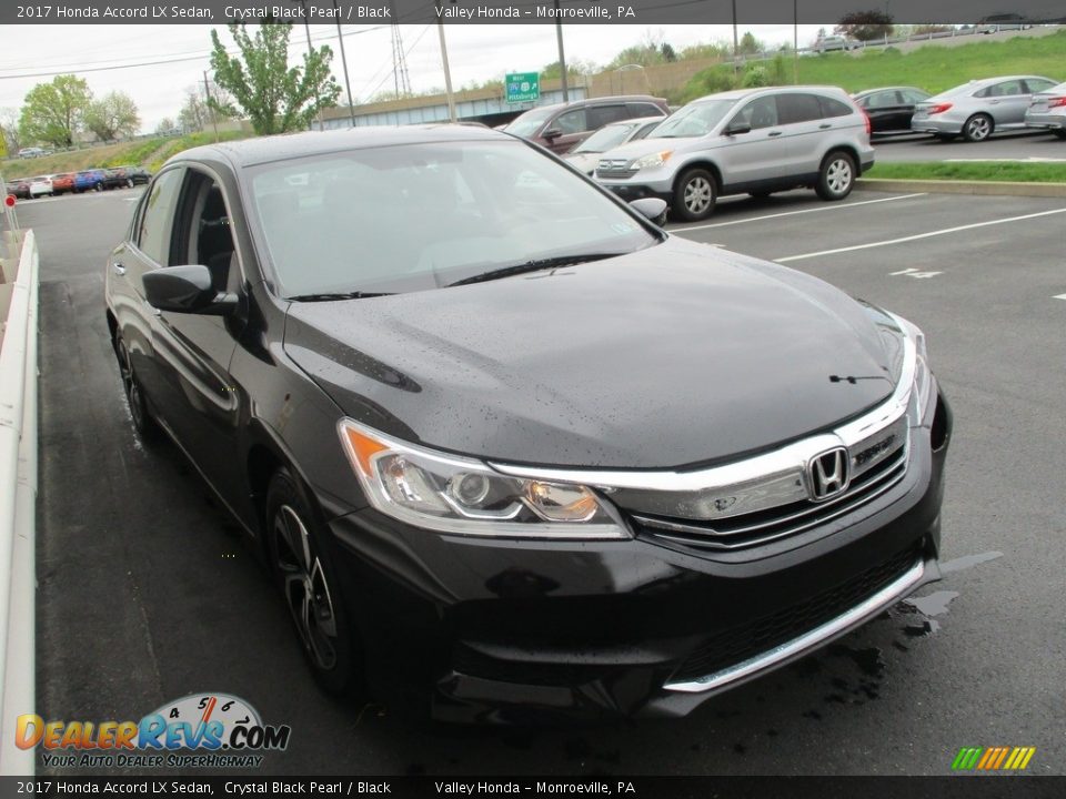 2017 Honda Accord LX Sedan Crystal Black Pearl / Black Photo #6