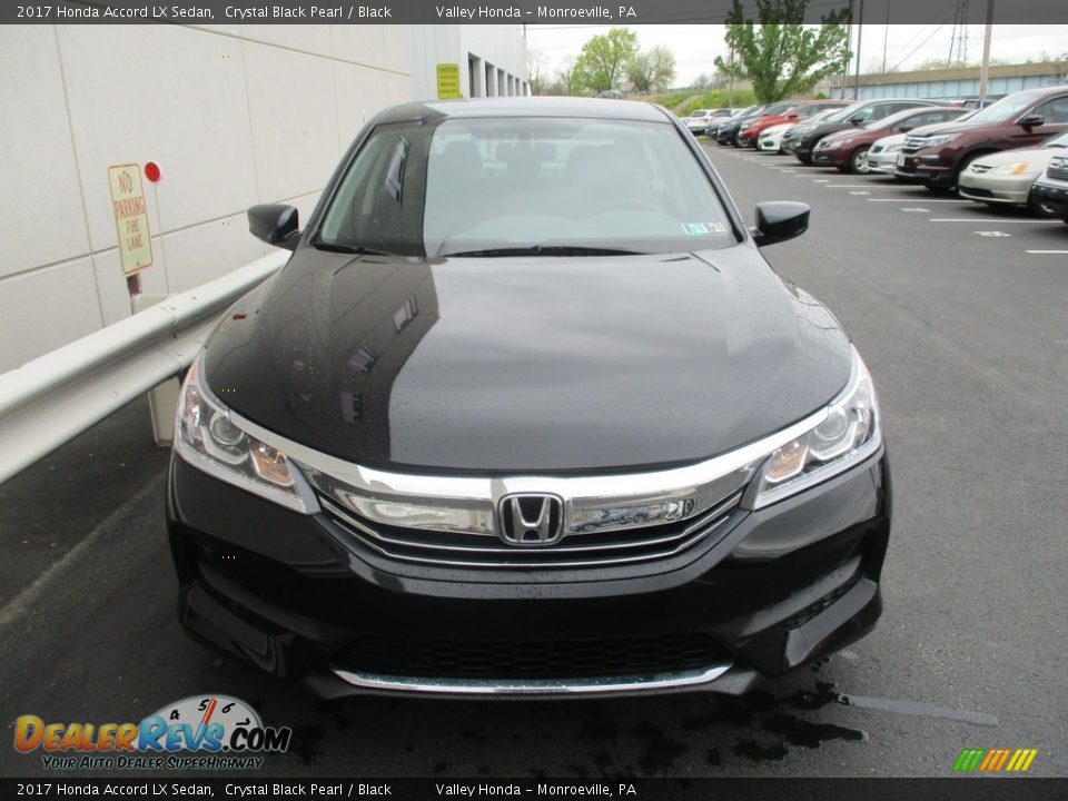 2017 Honda Accord LX Sedan Crystal Black Pearl / Black Photo #7