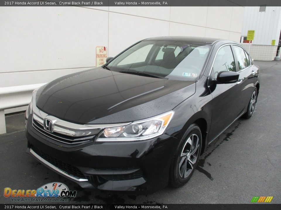2017 Honda Accord LX Sedan Crystal Black Pearl / Black Photo #8