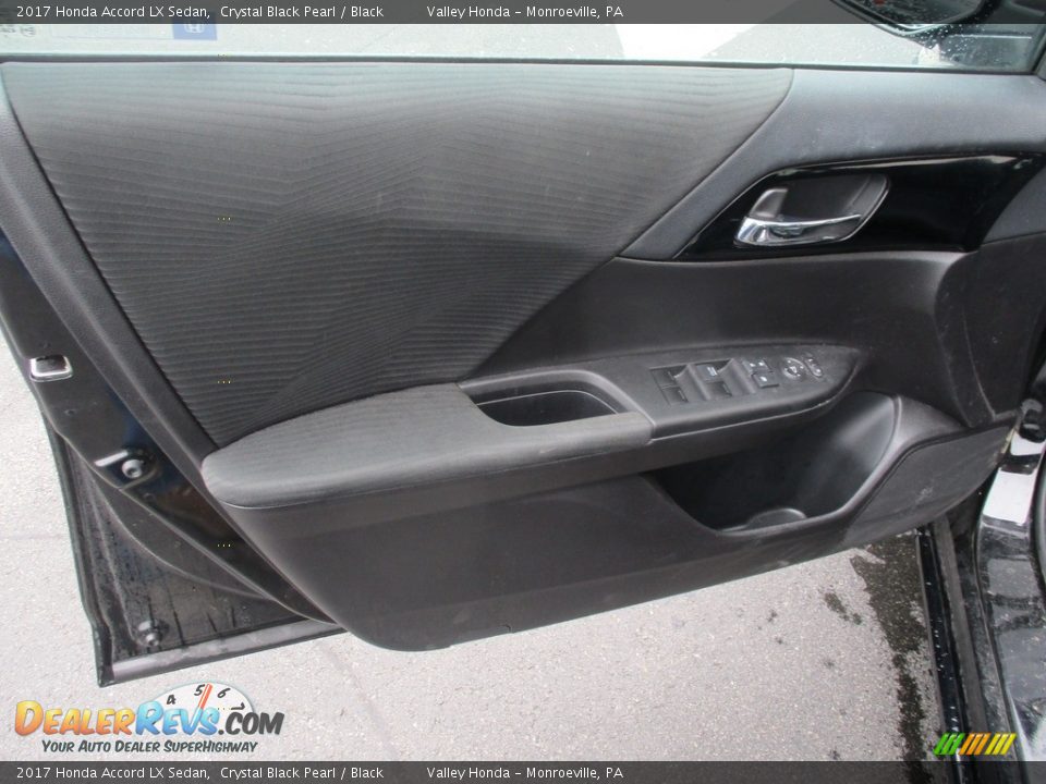 2017 Honda Accord LX Sedan Crystal Black Pearl / Black Photo #9