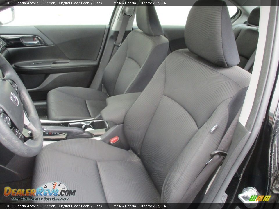 2017 Honda Accord LX Sedan Crystal Black Pearl / Black Photo #10
