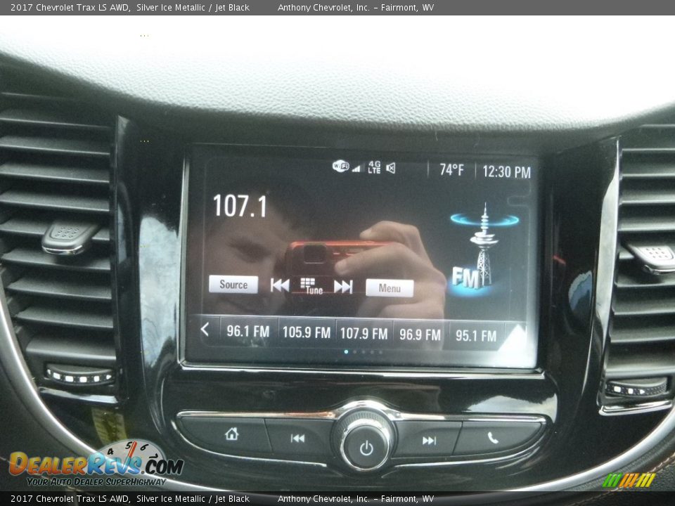 2017 Chevrolet Trax LS AWD Silver Ice Metallic / Jet Black Photo #16