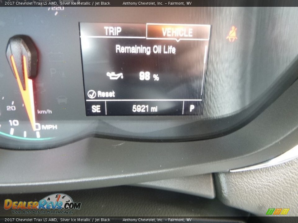 2017 Chevrolet Trax LS AWD Silver Ice Metallic / Jet Black Photo #17