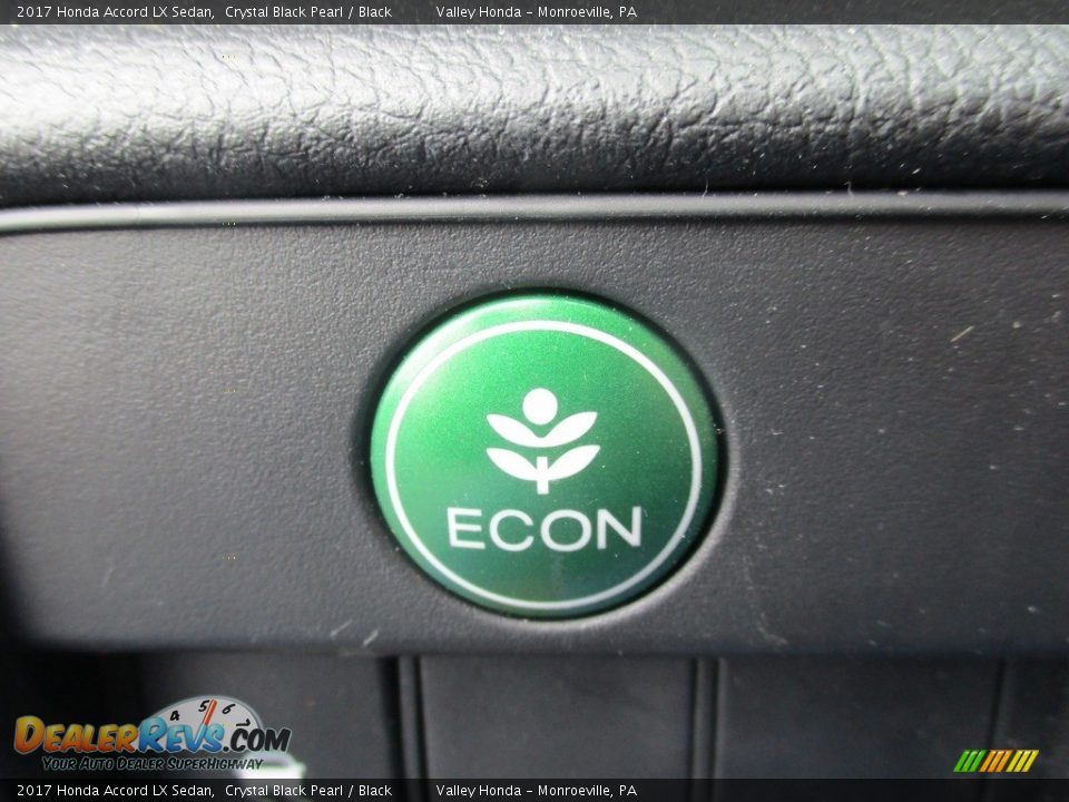 2017 Honda Accord LX Sedan Crystal Black Pearl / Black Photo #18