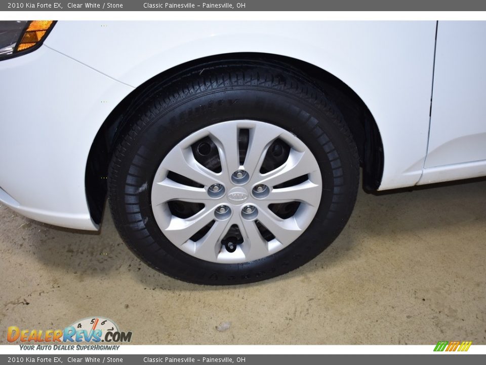 2010 Kia Forte EX Clear White / Stone Photo #5