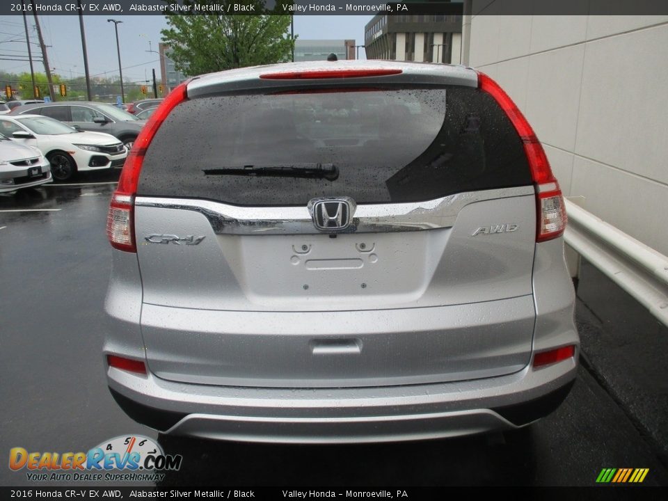 2016 Honda CR-V EX AWD Alabaster Silver Metallic / Black Photo #4