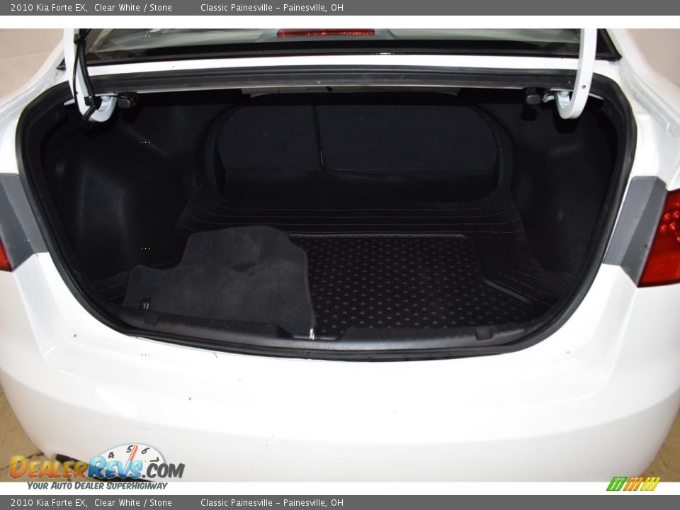 2010 Kia Forte EX Clear White / Stone Photo #9