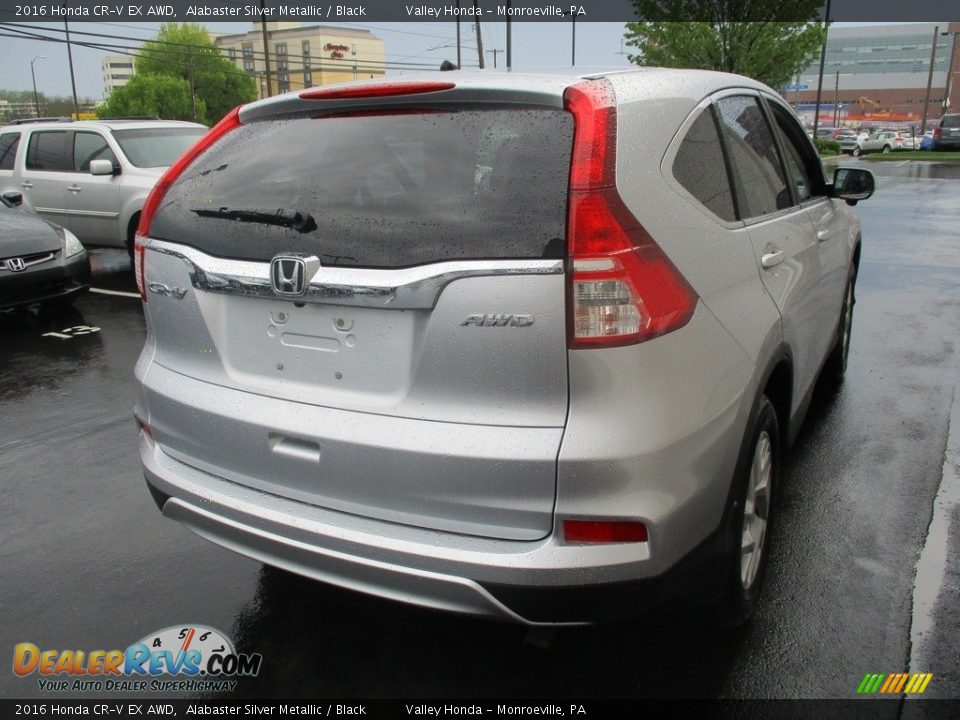 2016 Honda CR-V EX AWD Alabaster Silver Metallic / Black Photo #5