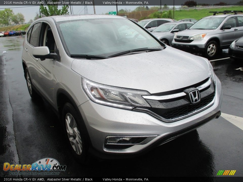 2016 Honda CR-V EX AWD Alabaster Silver Metallic / Black Photo #6