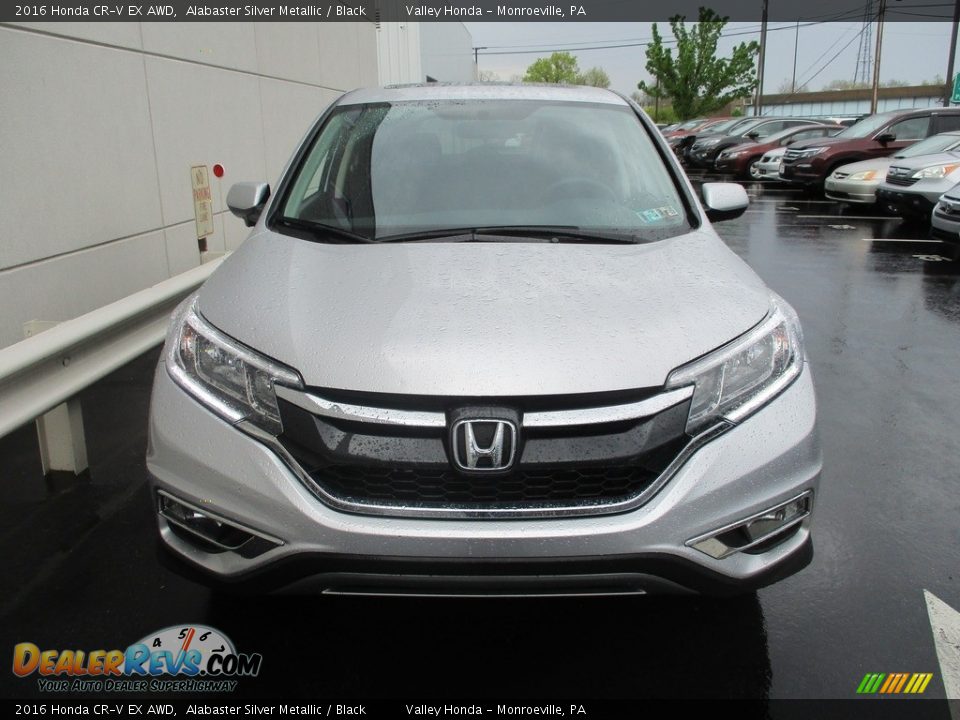 2016 Honda CR-V EX AWD Alabaster Silver Metallic / Black Photo #7